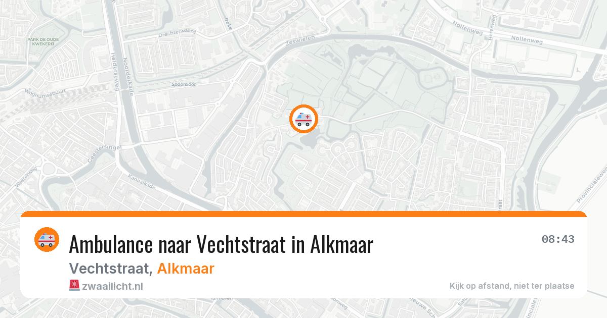 Ambulance naar Vechtstraat in Alkmaar — 4 jun 2026
