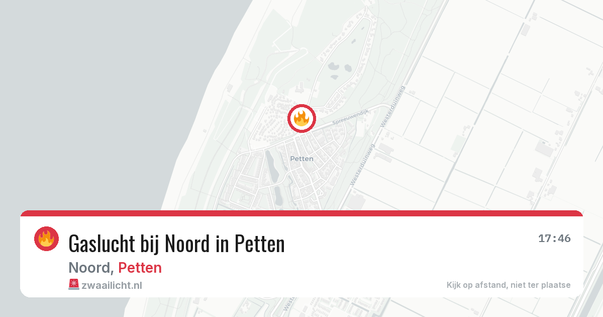 Gaslucht bij Noord in Petten — 21 jun 2026