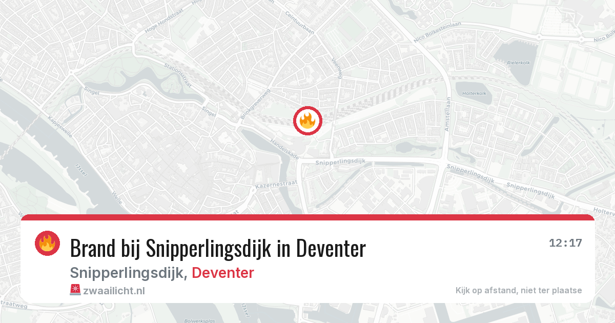 Brand bij Snipperlingsdijk in Deventer — 1 aug 2026