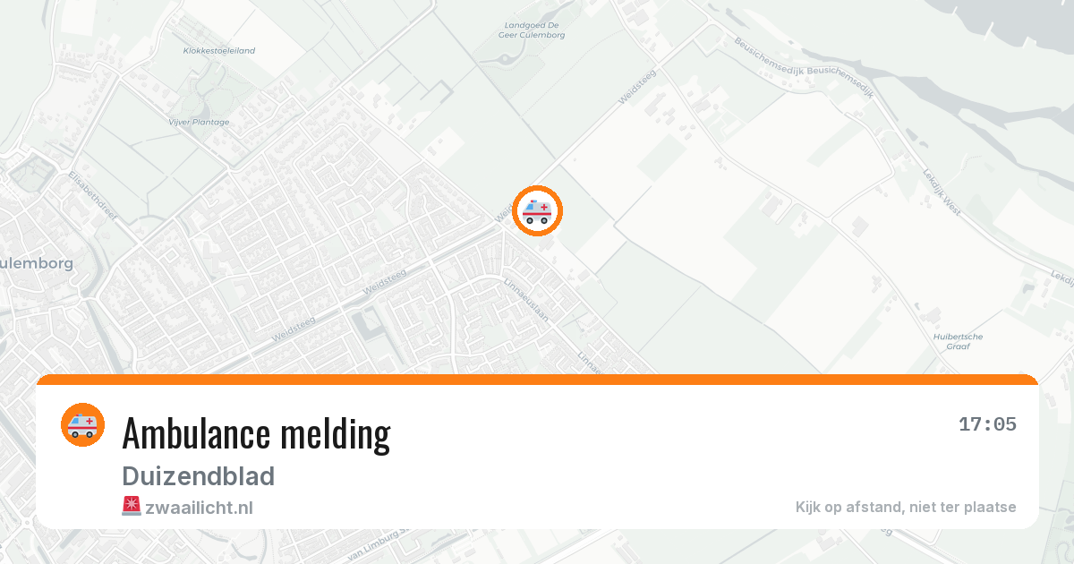 Ambulance melding — 26 jun 2026