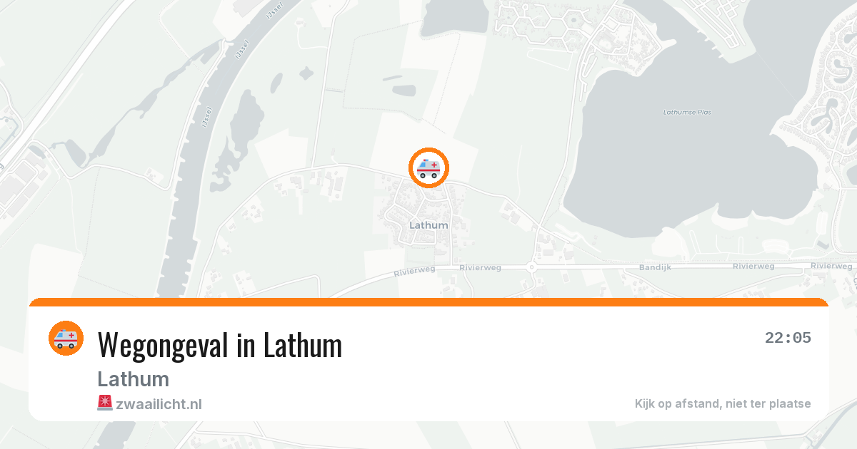 Wegongeval in Lathum — 1 mei 2026