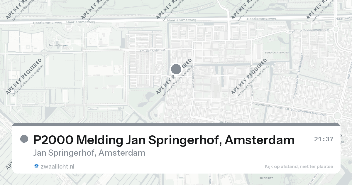 P2000 Melding Jan Springerhof, Amsterdam — 31 jan 2026