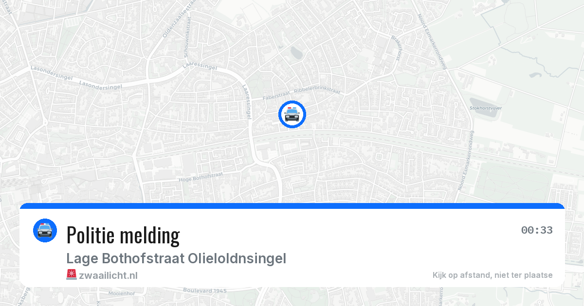 Politie melding — 26 jun 2026