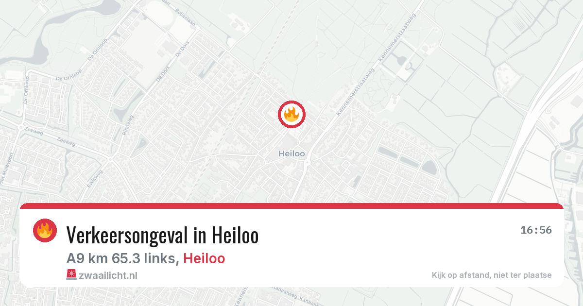 Verkeersongeval in Heiloo — 1 jul 2026