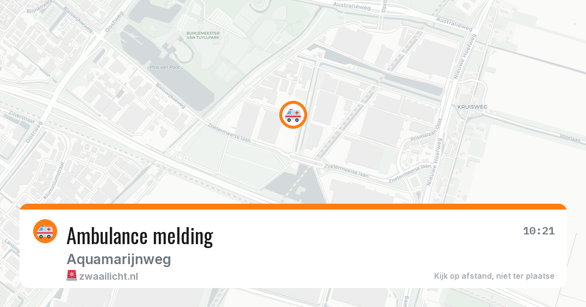 Ambulance melding — 29 jan 2026