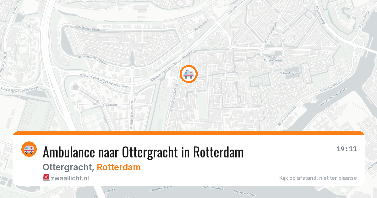 Ambulance naar Ottergracht in Rotterdam — 29 jan 2026
