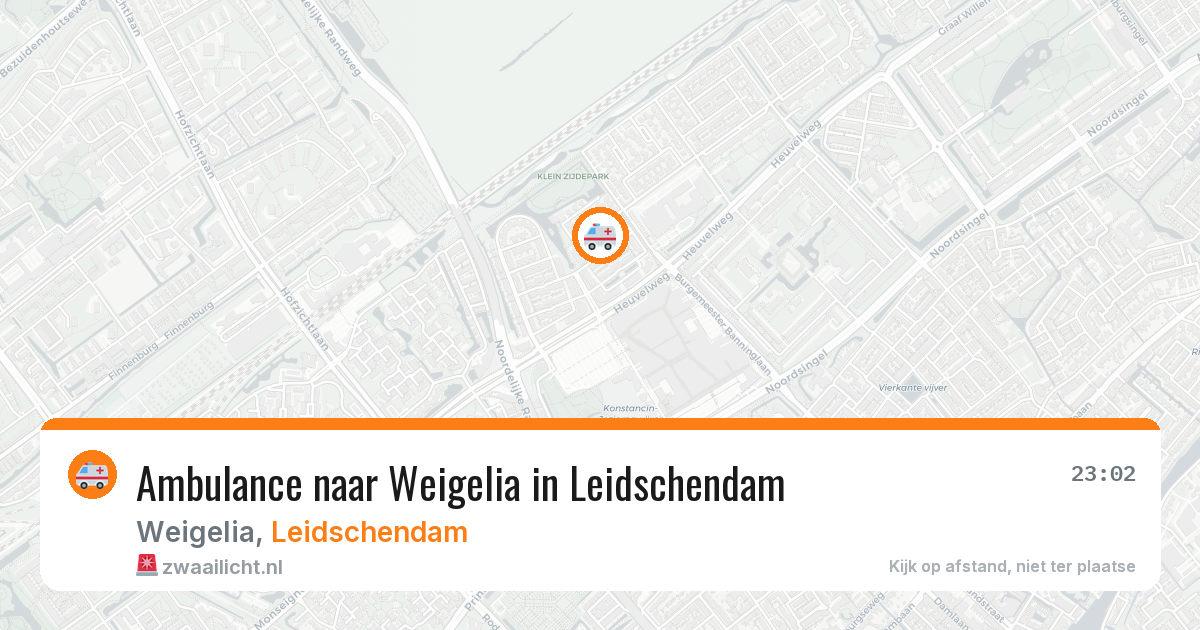 Ambulance naar Weigelia in Leidschendam — 18 mrt 2026