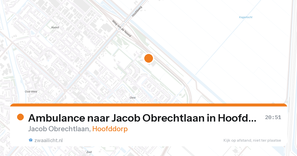 Ambulance naar Jacob Obrechtlaan in Hoofddorp — 31 jan 2026