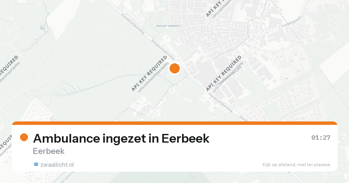 Ambulance ingezet in Eerbeek — 25 aug 2026