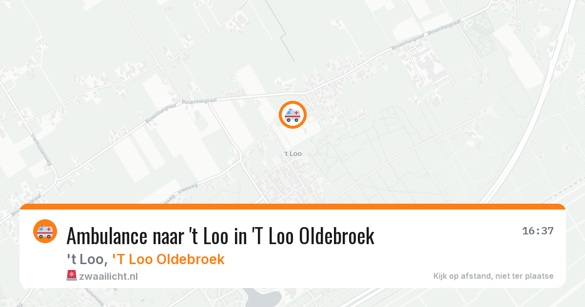 Ambulance naar 't Loo in 'T Loo Oldebroek — 11 jun 2026