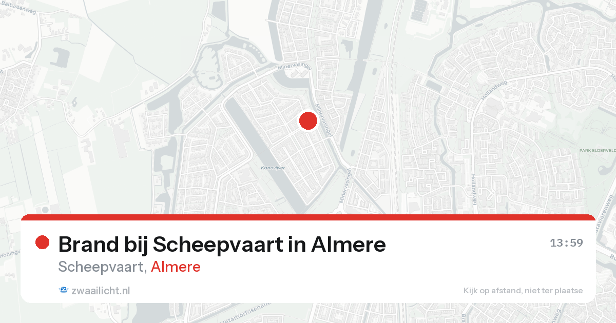 Brand bij Scheepvaart in Almere — 23 aug 2026