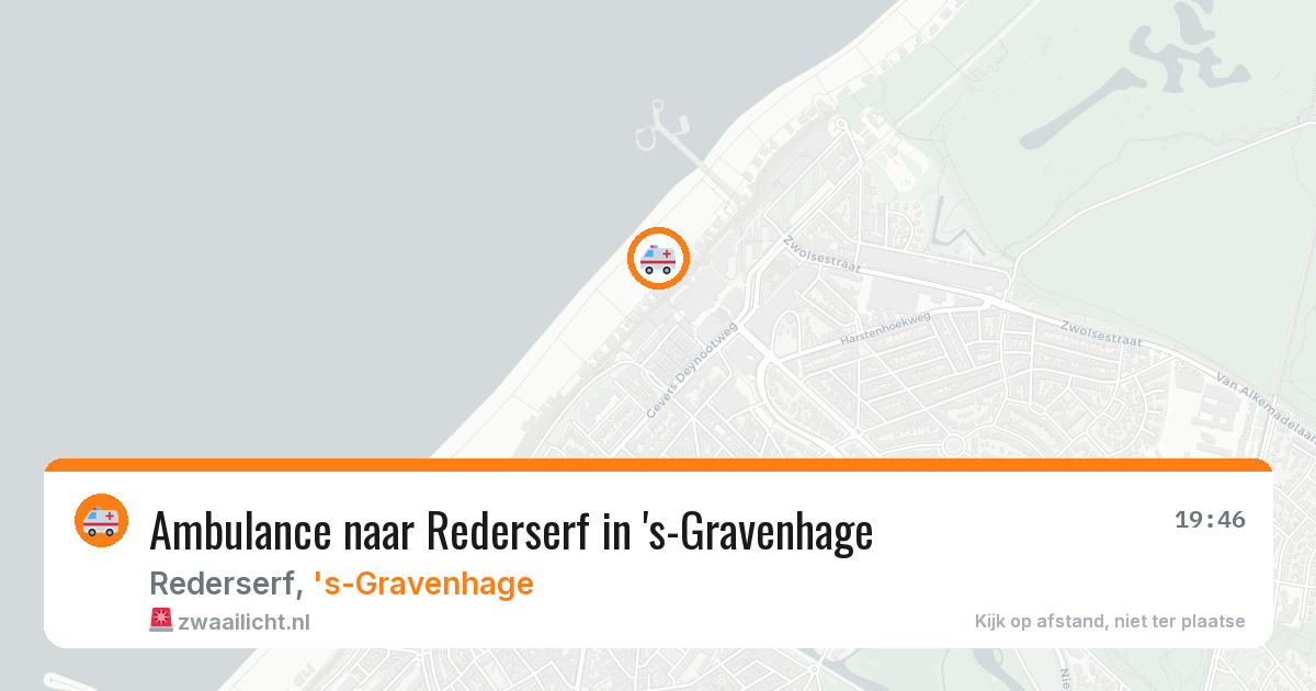 Ambulance naar Rederserf in 's-Gravenhage — 9 mei 2026