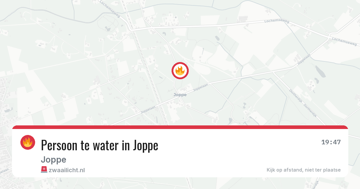 Persoon te water in Joppe — 1 mei 2026
