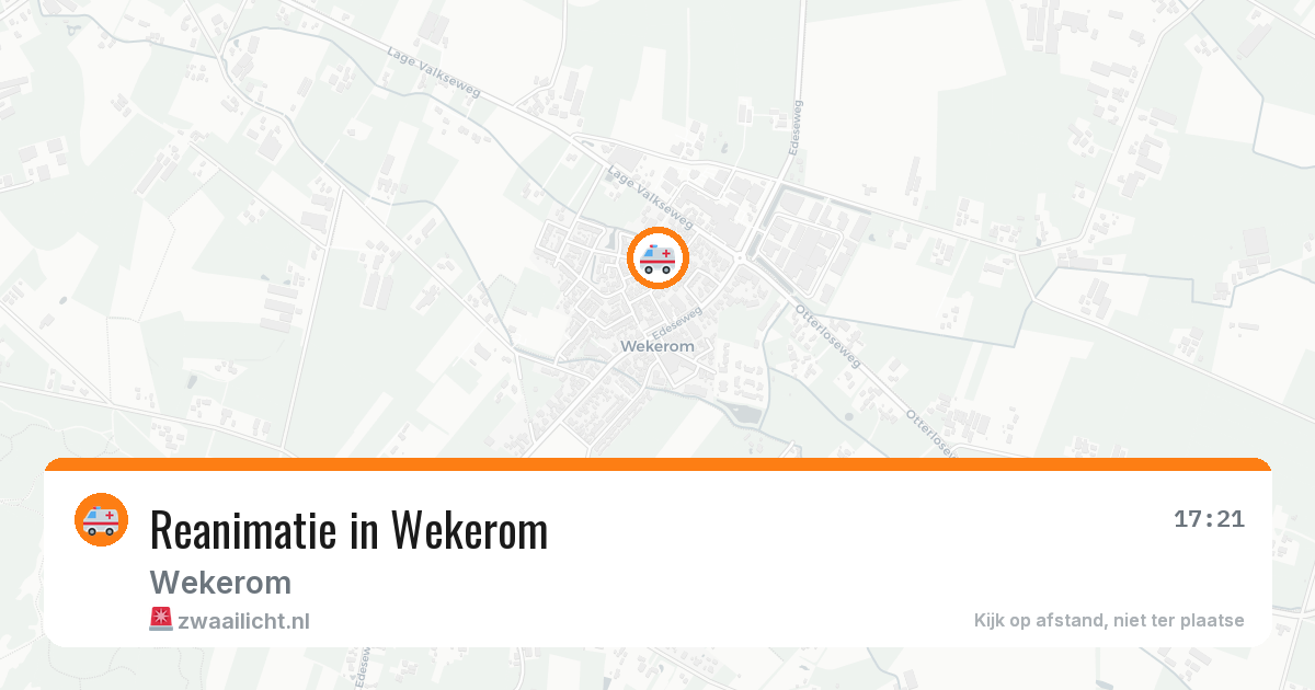 Reanimatie in Wekerom — 2 jun 2026