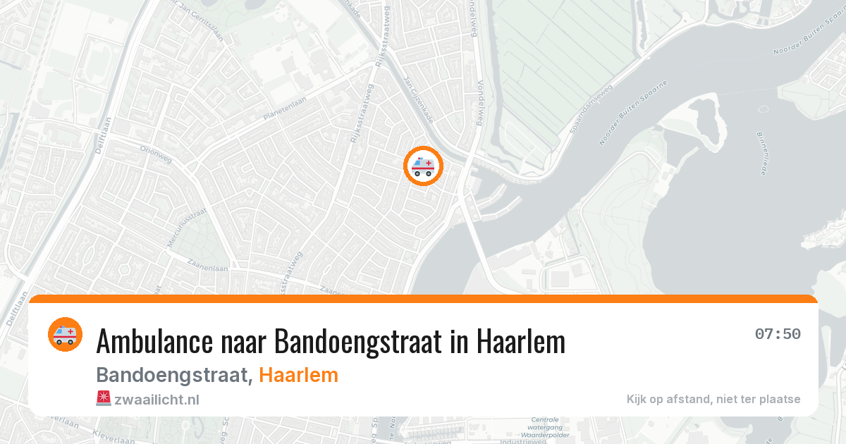 Ambulance naar Bandoengstraat in Haarlem — 24 jun 2026