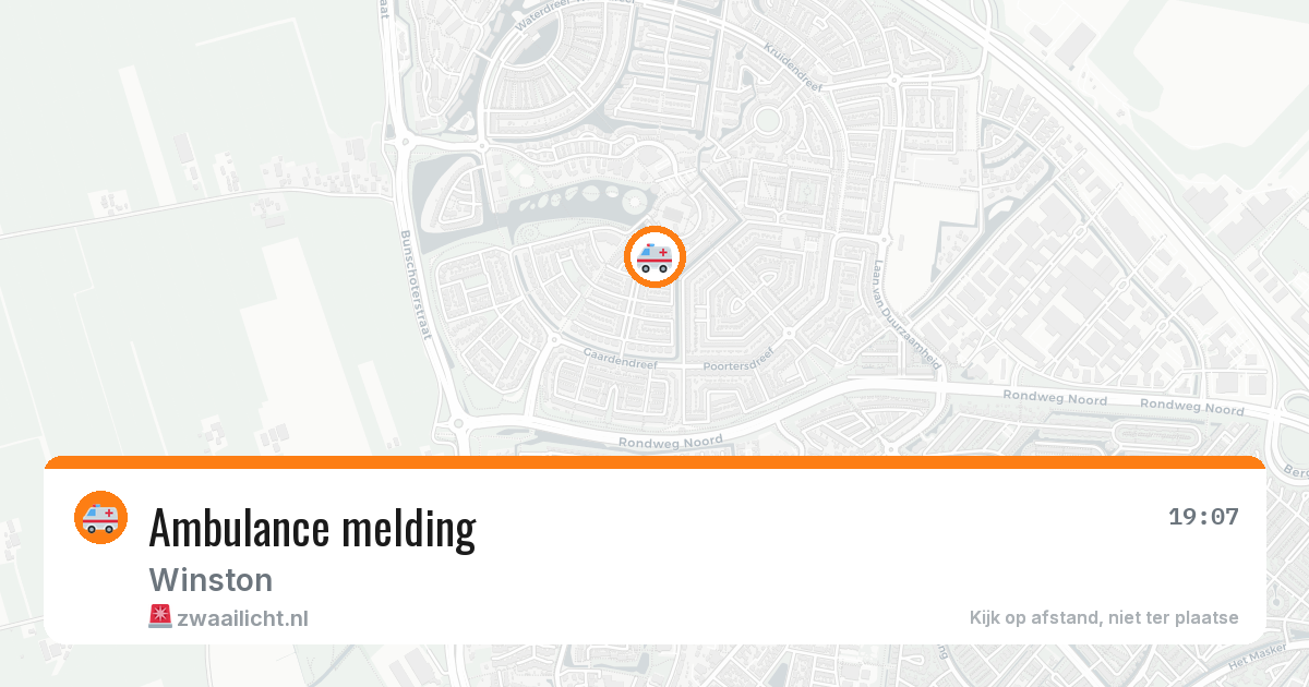 Ambulance melding — 9 feb 2026
