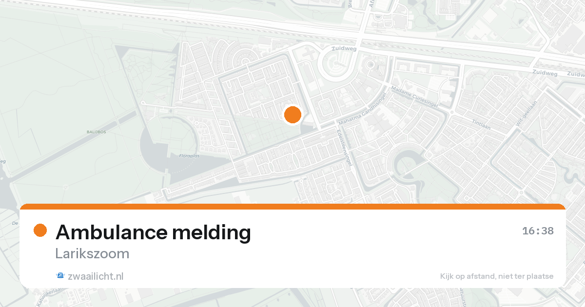 Ambulance melding — 7 feb 2026