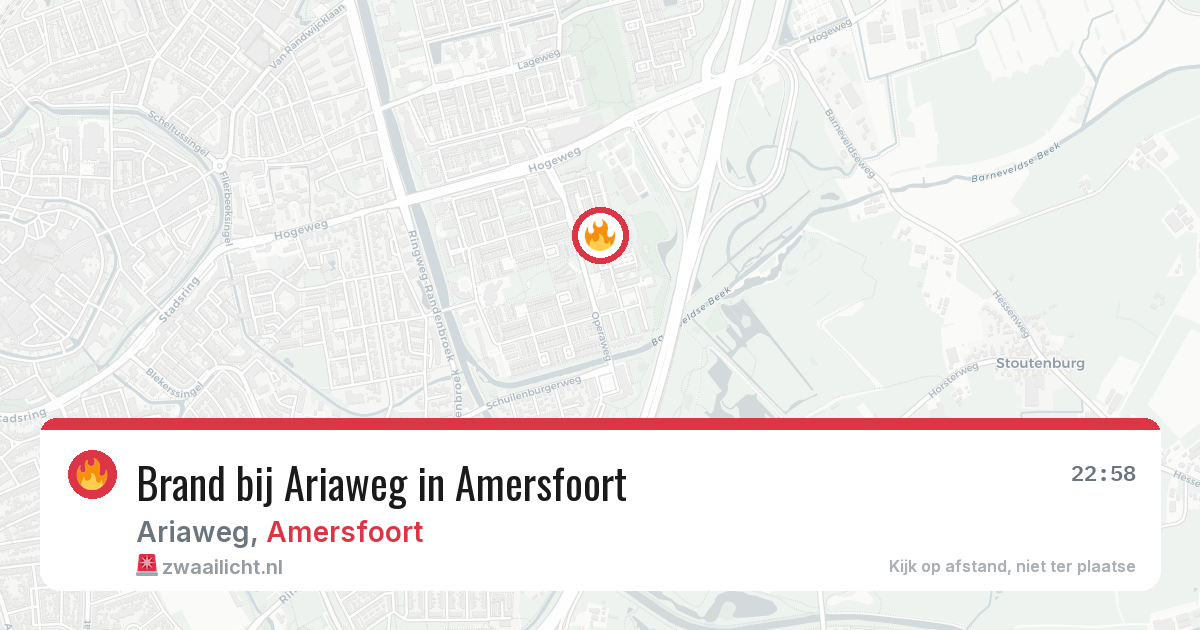 Brand bij Ariaweg in Amersfoort — 19 jun 2026