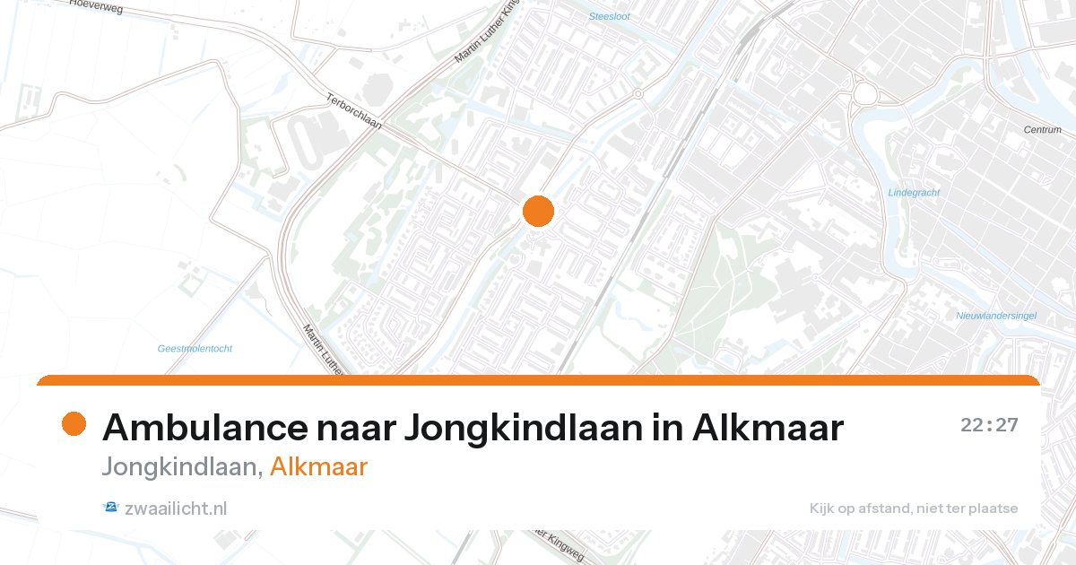 Ambulance naar Jongkindlaan in Alkmaar — 10 jun 2026