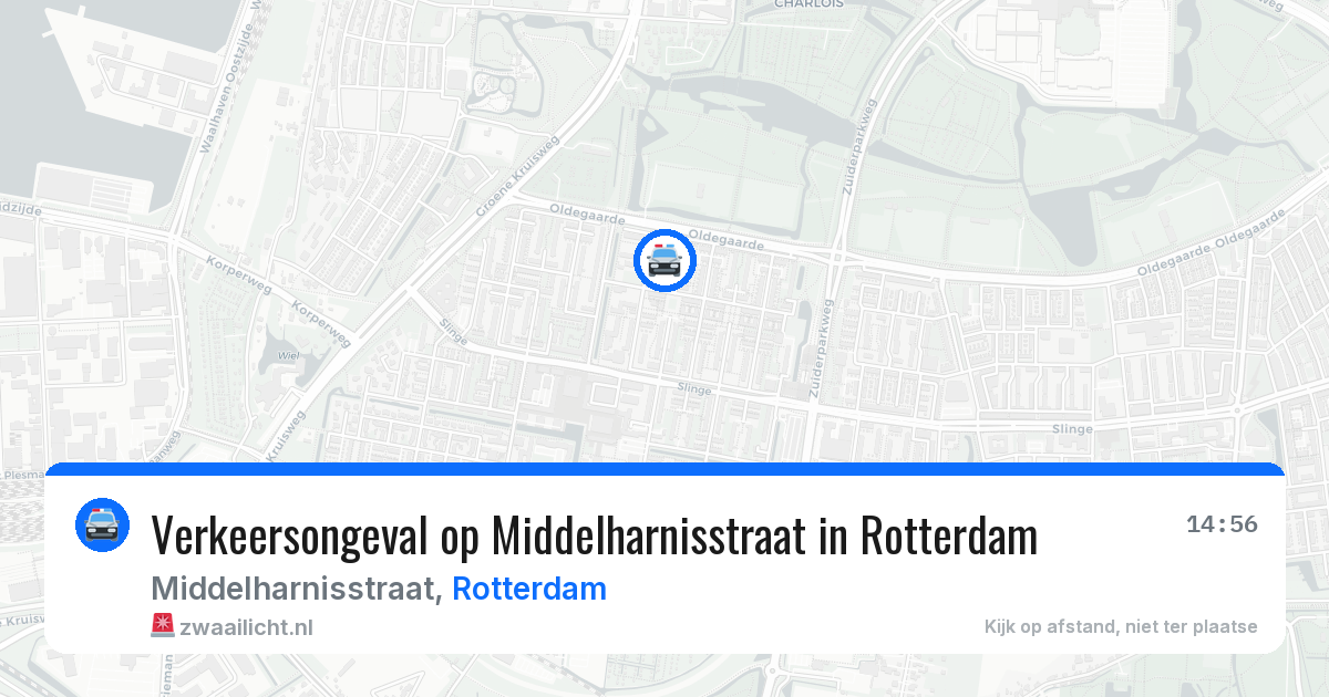 Verkeersongeval op Middelharnisstraat in Rotterdam — 2 jun 2026