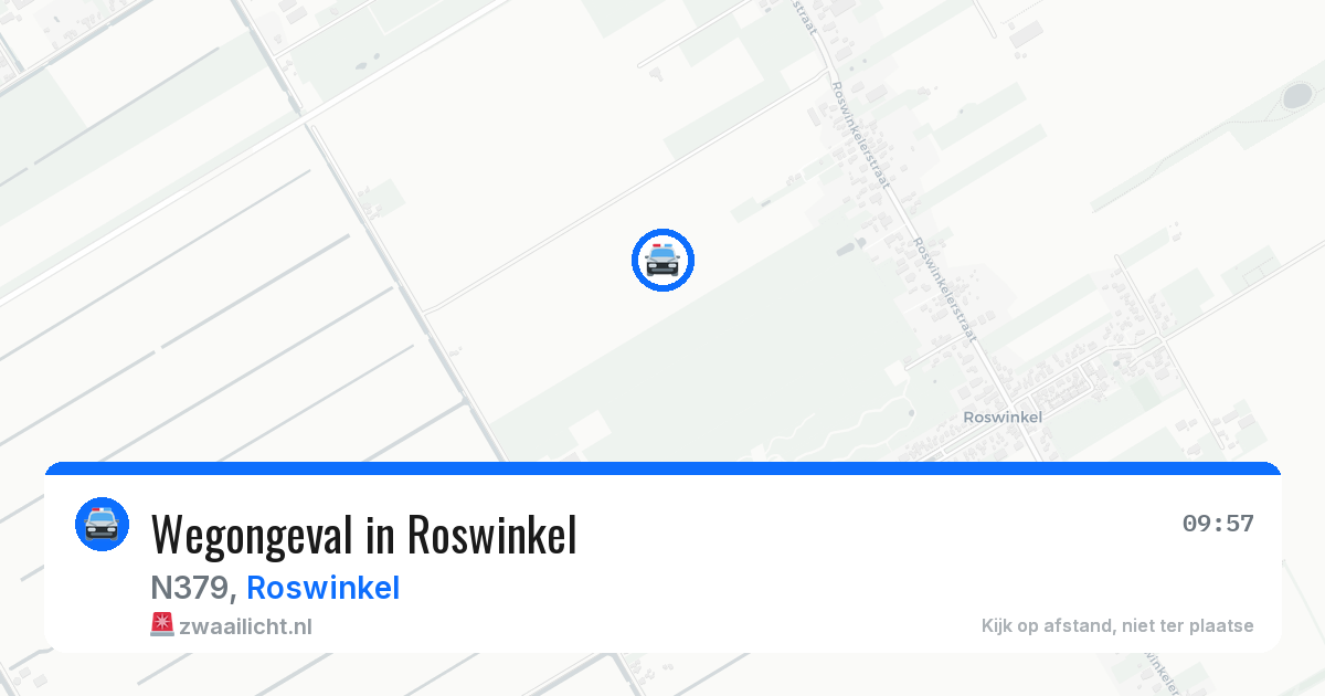 Wegongeval in Roswinkel — 11 aug 2026