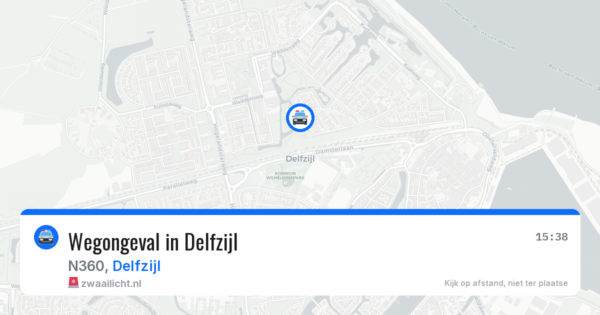 Wegongeval in Delfzijl — 3 jun 2026