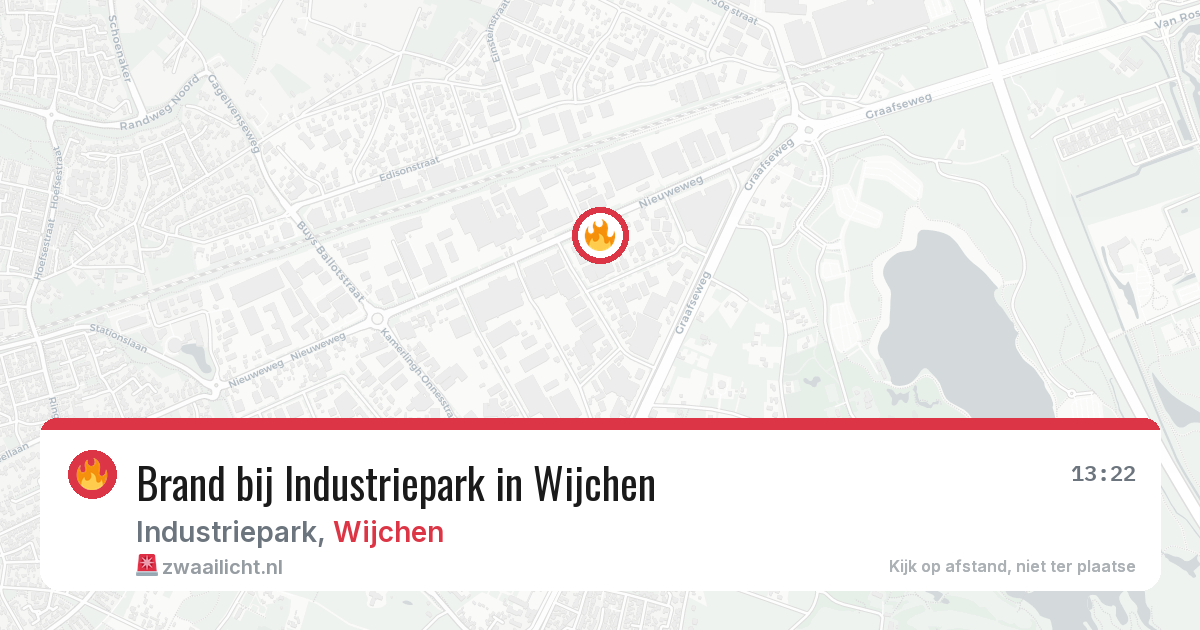 Brand bij Industriepark in Wijchen — 23 jun 2026
