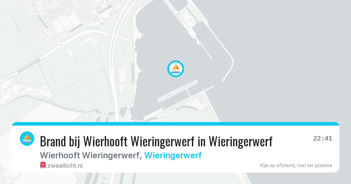 Brand bij Wierhooft Wieringerwerf in Wieringerwerf — 27 jun 2026