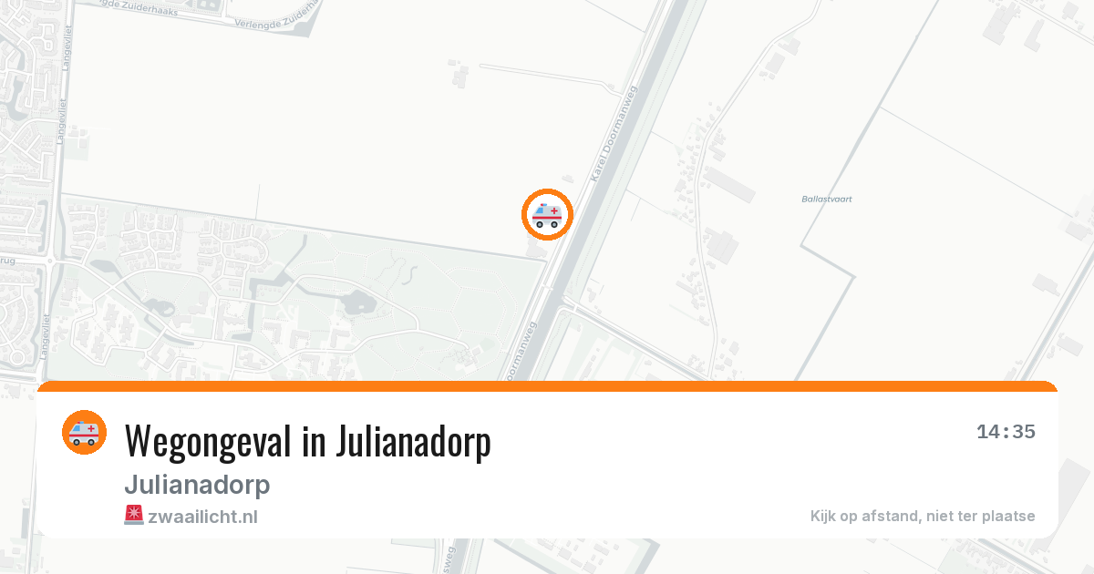 Wegongeval in Julianadorp — 23 jan 2026