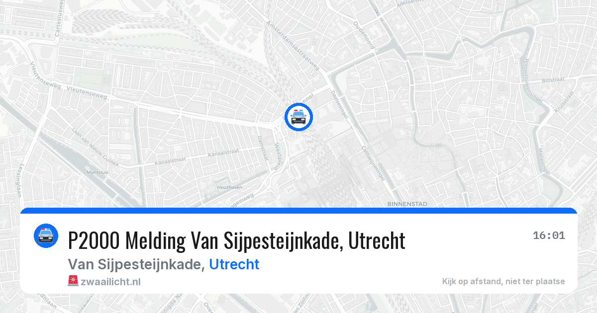 P2000 Melding Van Sijpesteijnkade, Utrecht — 28 mrt 2026