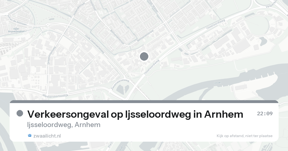 Verkeersongeval op Ijsseloordweg in Arnhem — 10 jun 2026