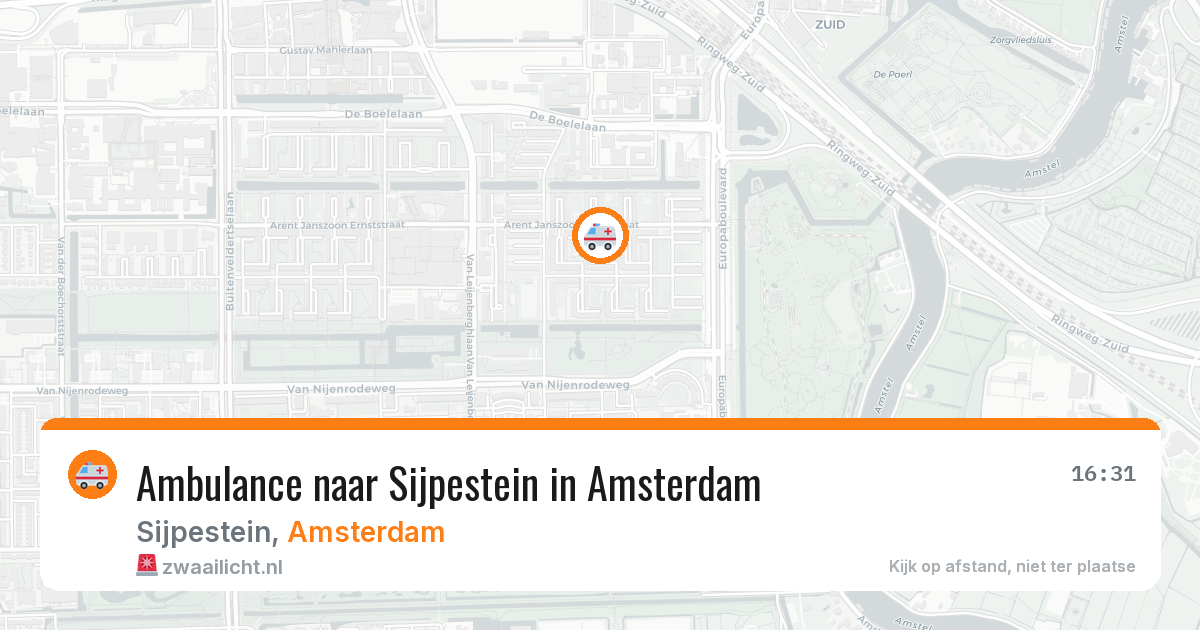 Ambulance naar Sijpestein in Amsterdam — 24 jul 2026