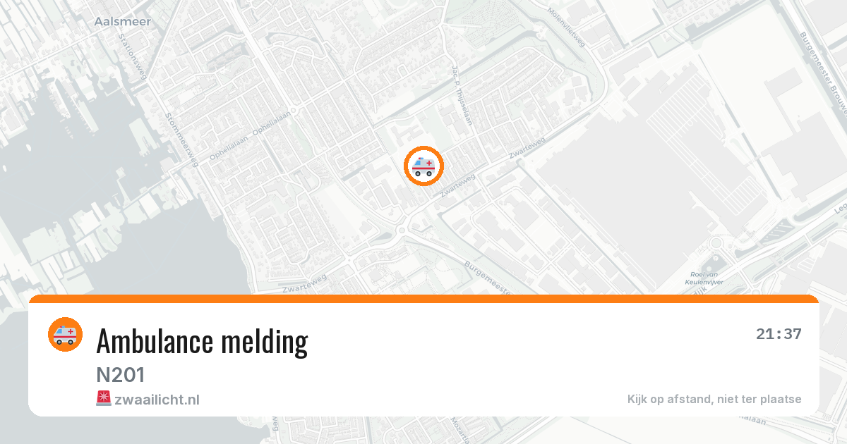 Ambulance melding — 27 jun 2026 | 🚨 Zwaailicht.nl