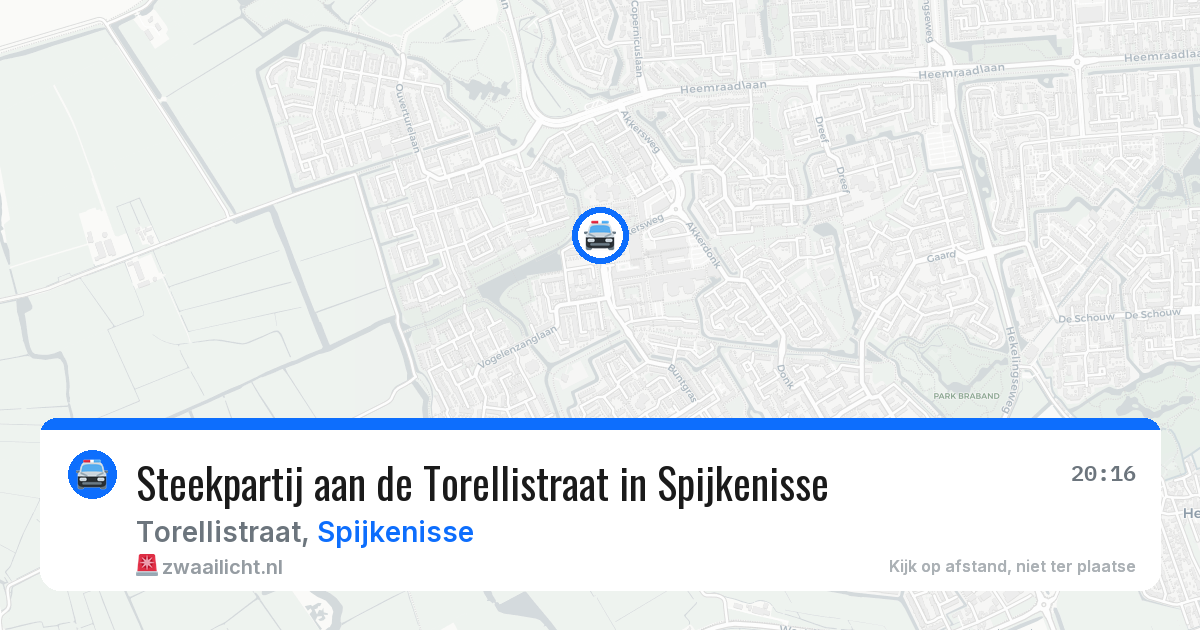 Steekpartij aan de Torellistraat in Spijkenisse — 28 jun 2026