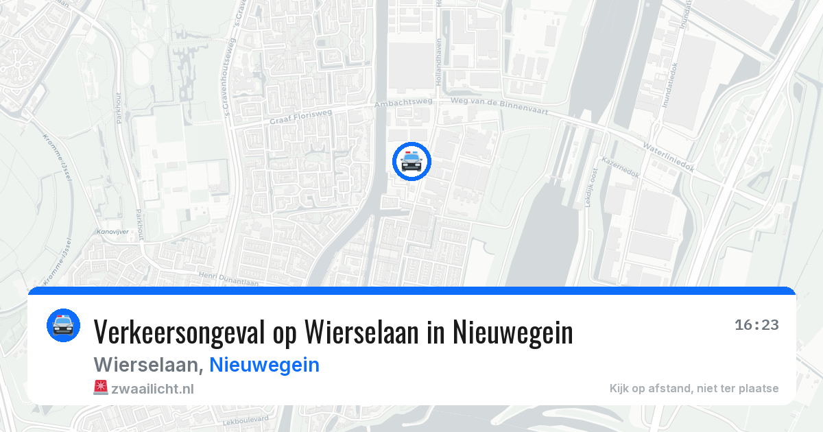 Verkeersongeval op Wierselaan in Nieuwegein — 6 apr 2026