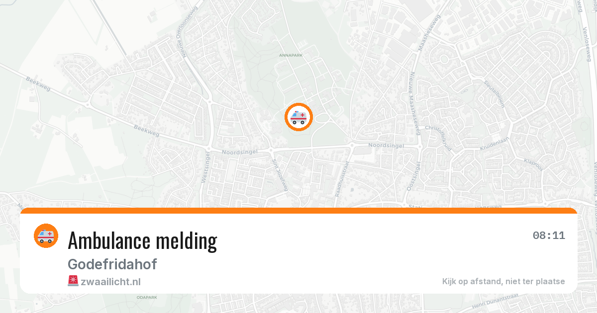 Ambulance melding — 21 jun 2026