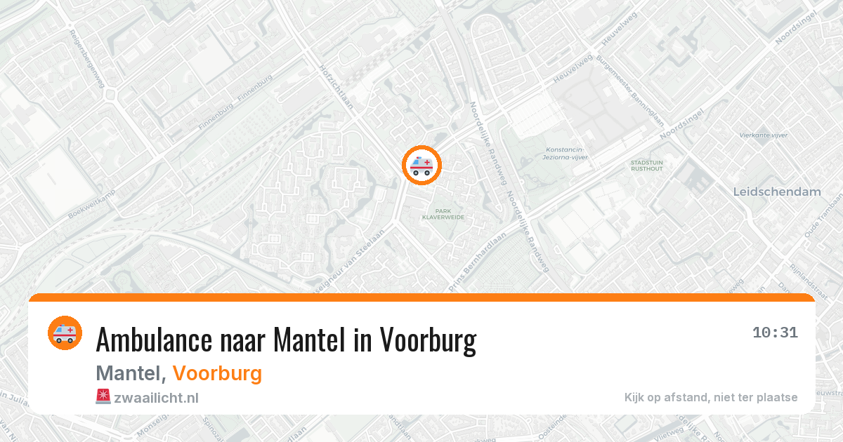Ambulance naar Mantel in Voorburg — 3 jun 2026