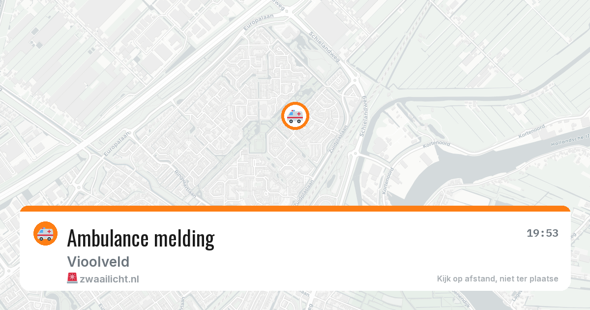 Ambulance melding — 25 apr 2026