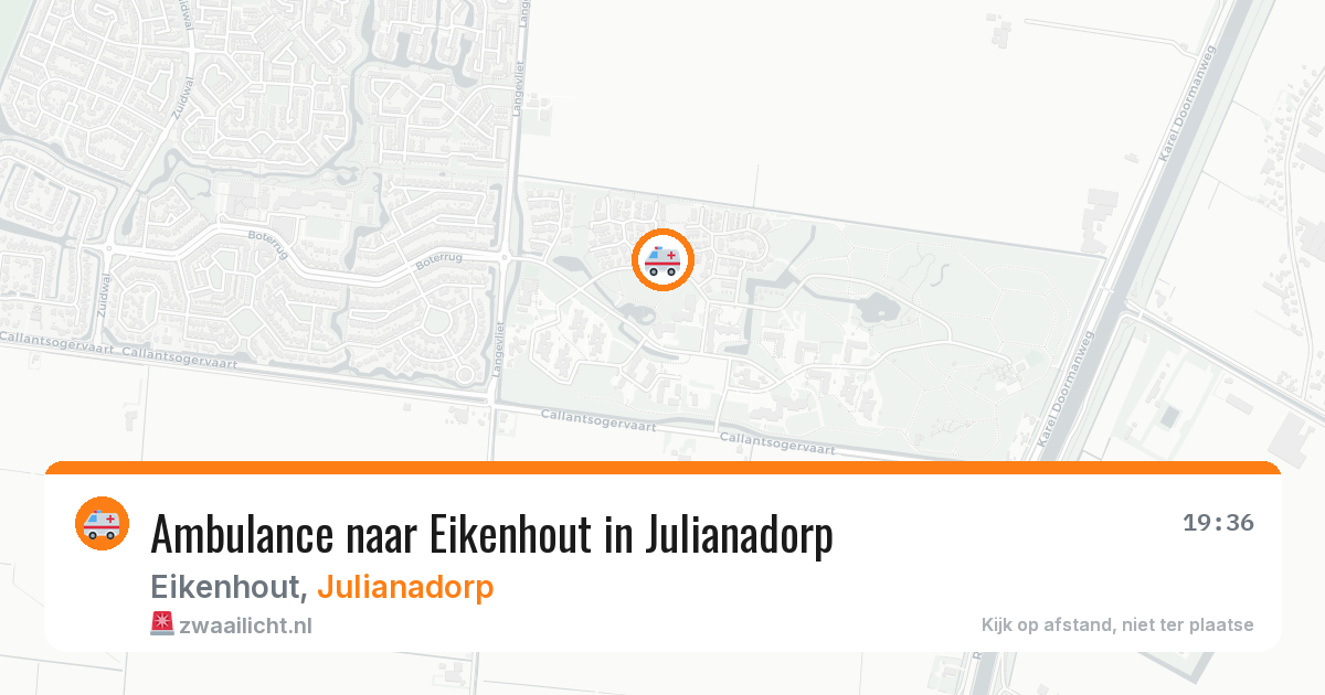 Ambulance naar Eikenhout in Julianadorp — 7 jun 2026