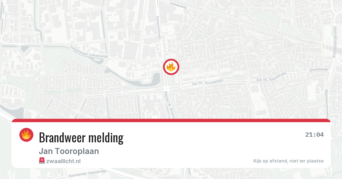 Brandweer melding — 4 jun 2026