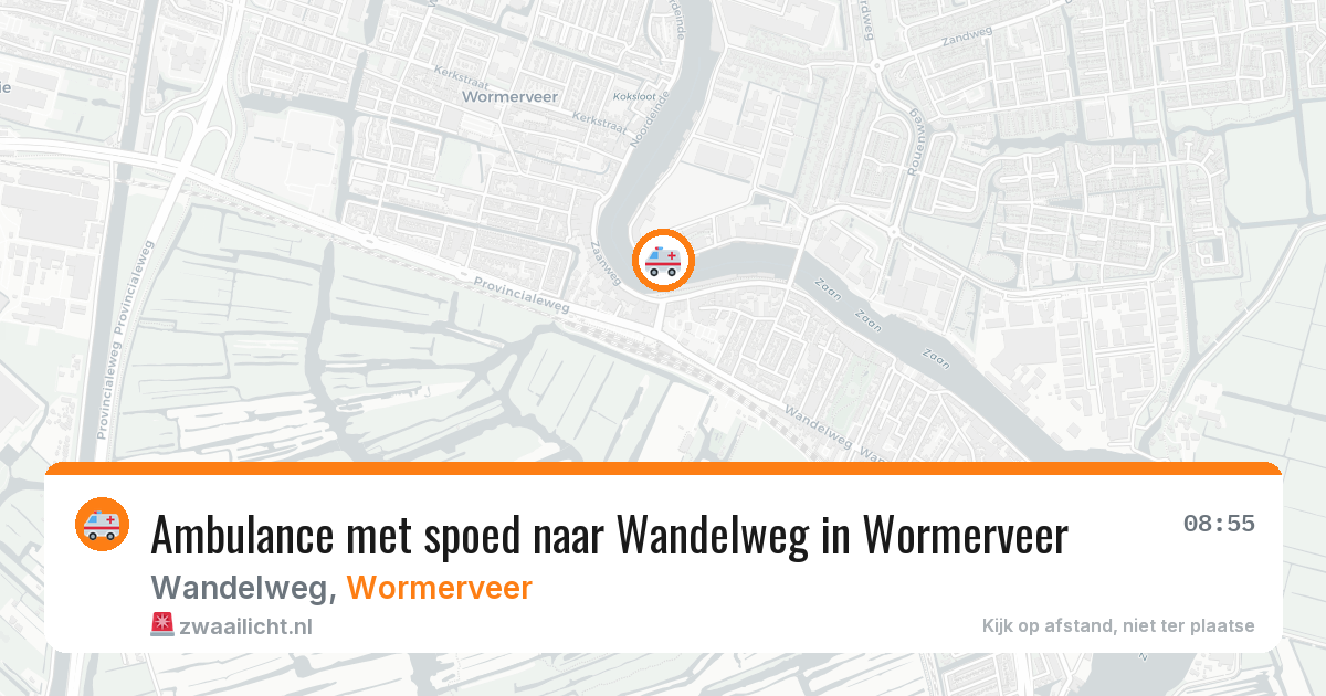 Ambulance met spoed naar Wandelweg in Wormerveer — 9 feb 2026