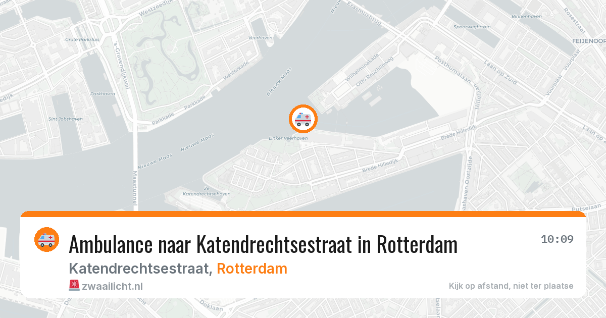 Ambulance naar Katendrechtsestraat in Rotterdam — 3 apr 2026