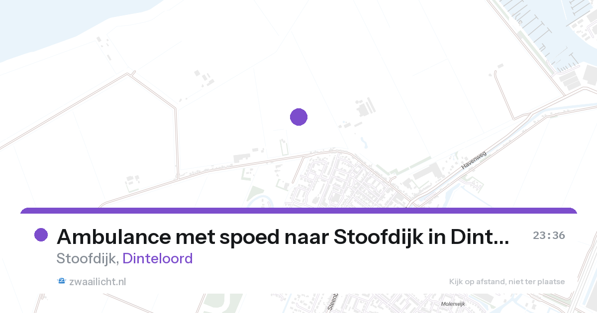 Ambulance met spoed naar Stoofdijk in Dinteloord — 26 aug 2026