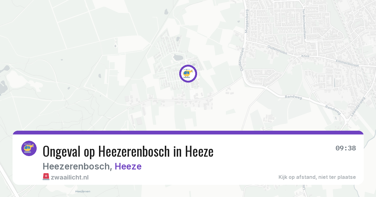 Ongeval op Heezerenbosch in Heeze — 7 mrt 2026