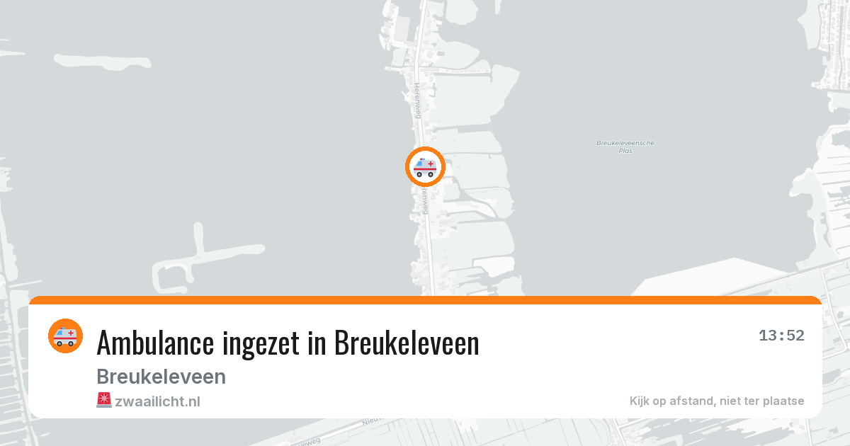 Ambulance ingezet in Breukeleveen — 21 mei 2026
