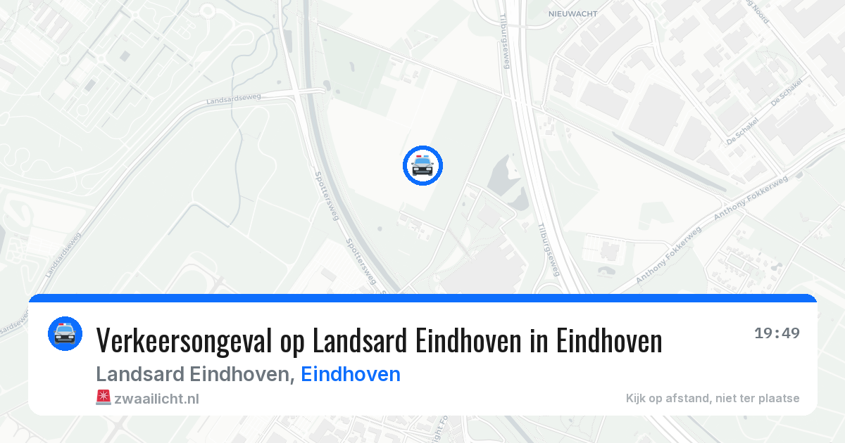 Verkeersongeval op Landsard Eindhoven in Eindhoven — 31 mrt 2026