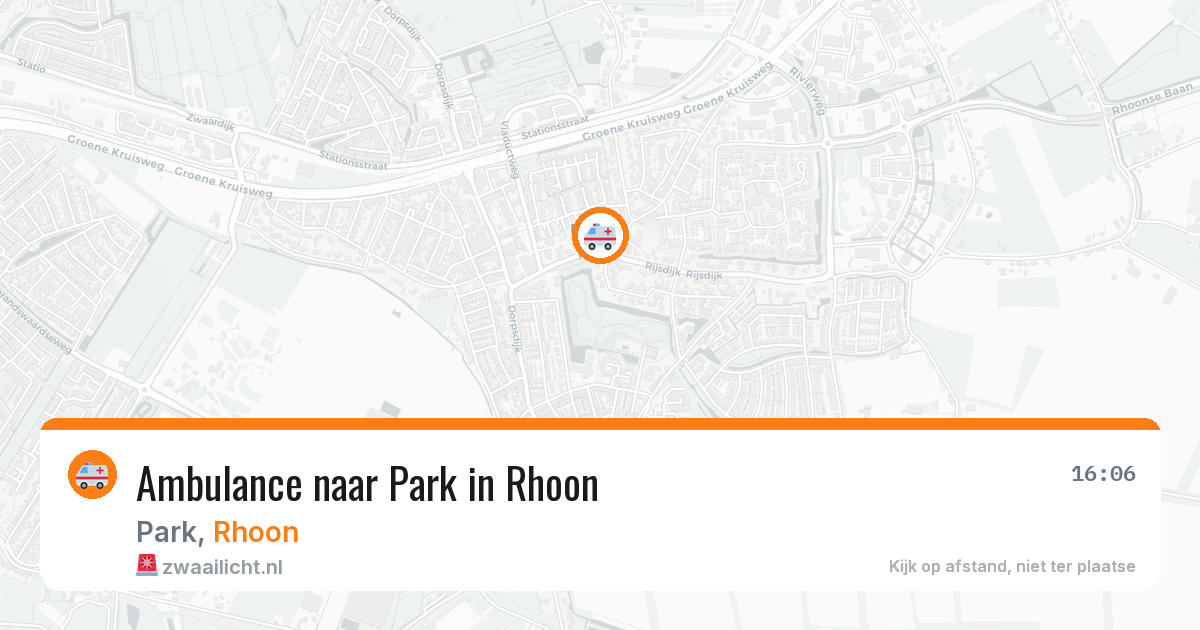 Ambulance naar Park in Rhoon — 27 apr 2026