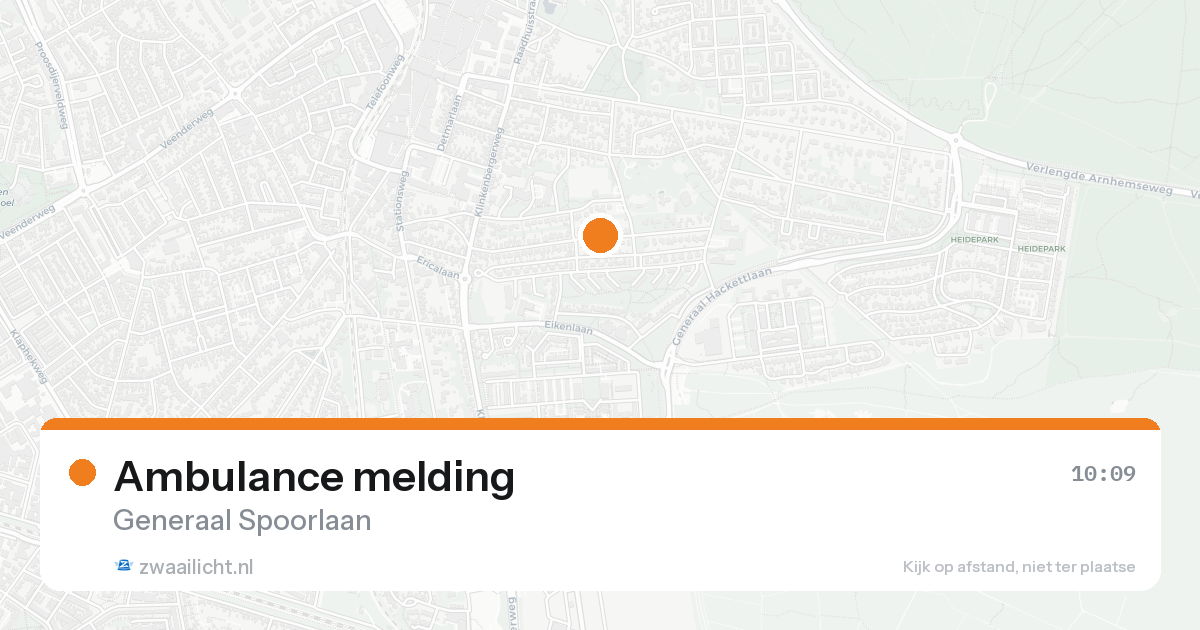 Ambulance melding — 8 feb 2026
