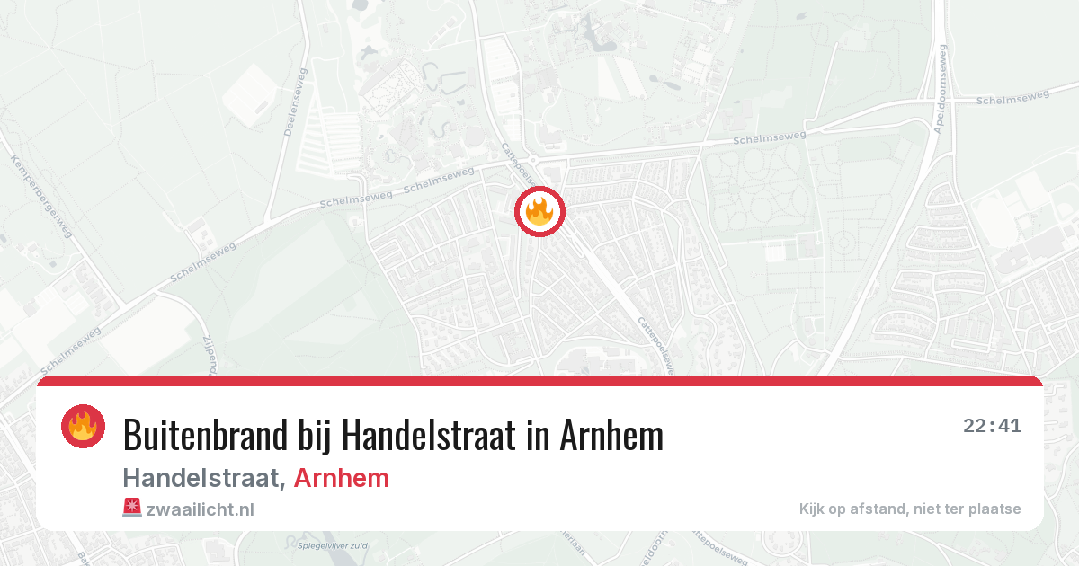 Buitenbrand bij Handelstraat in Arnhem — 5 mei 2026