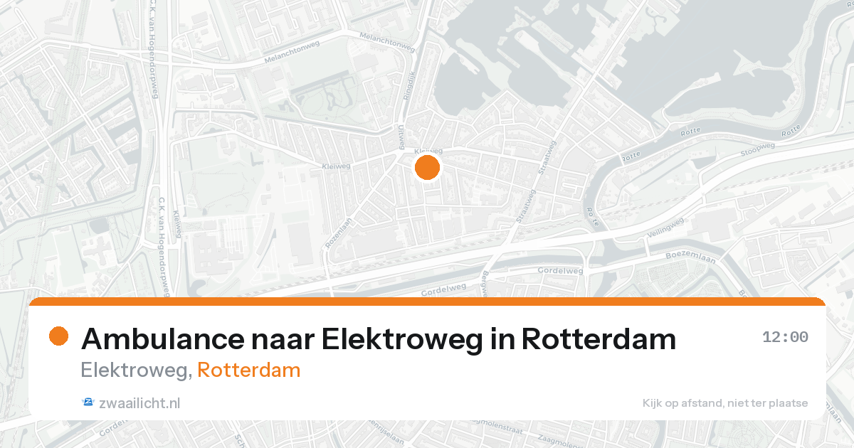 Ambulance naar Elektroweg in Rotterdam — 31 jan 2026
